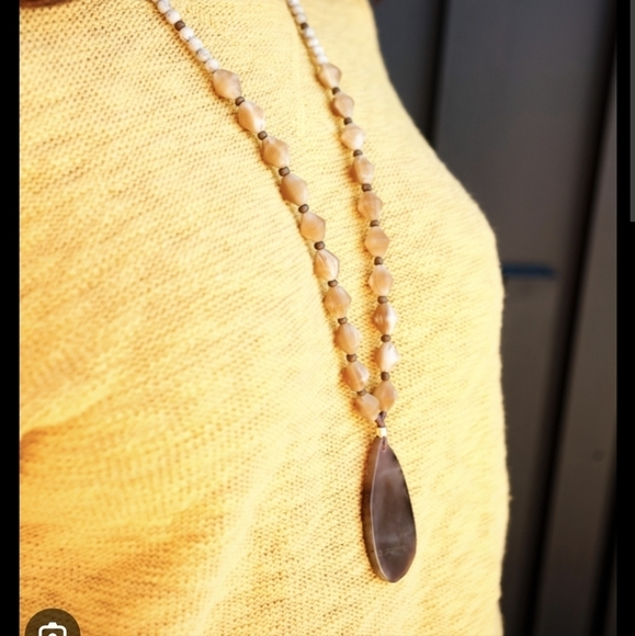 J Jill gorgeous yellow marigold cotton Boho Coastal grandma Sweater pullover M - Picture 8 of 8